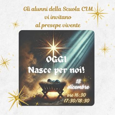 OGGI Nasce per noi!